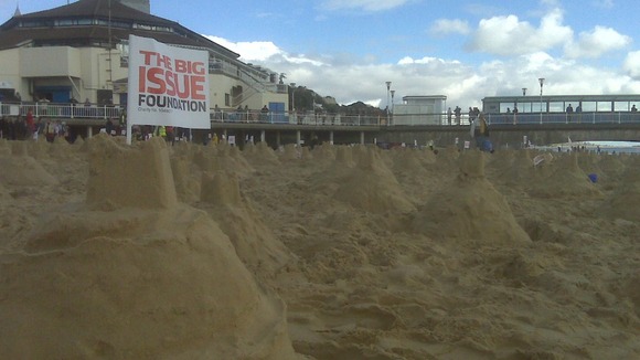 Sandcastles in Bournemouth