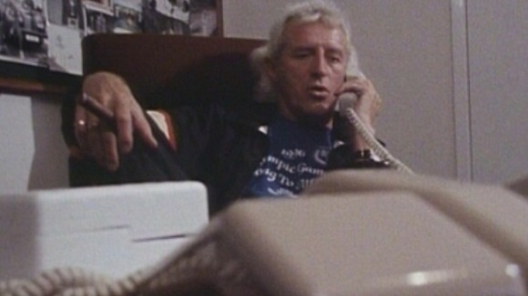 Jimmy Savile in his office