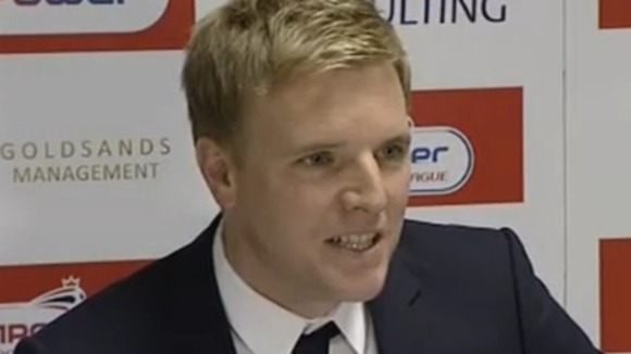Eddie Howe at press conference