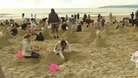 World record sandcastle builders