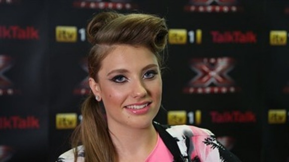 X factor star Ella Henderson.