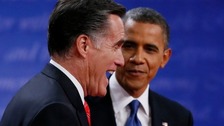   Republican Presidential nominee Mitt Romney goes head-to-head against President Obama on the debating floor again on Tuesday.