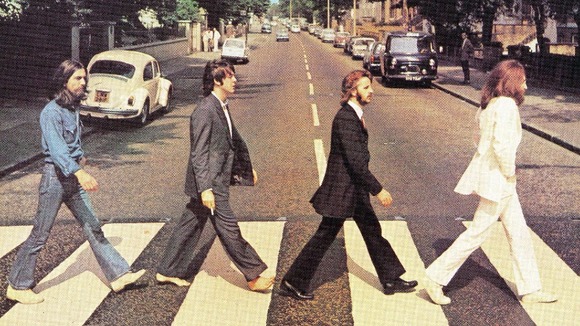 The Beatles' Abbey Road album cover