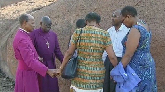 Dr John Sentamu led prayers