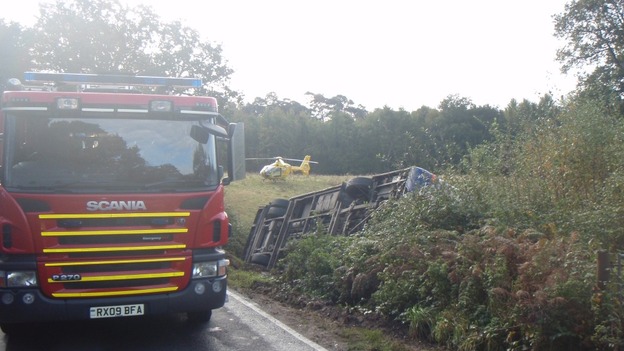Scene on the A350 this morning