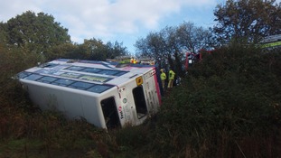 Scene on the A350 this morning