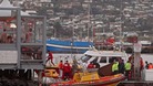 Rescuers at Hout Bay, South Africa