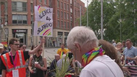 Nottingham Pride pays tribute to Orlando victims - ITV News