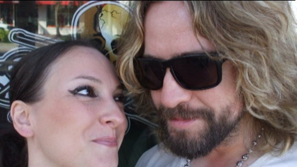 Anna Larke and Justin Lee Collins