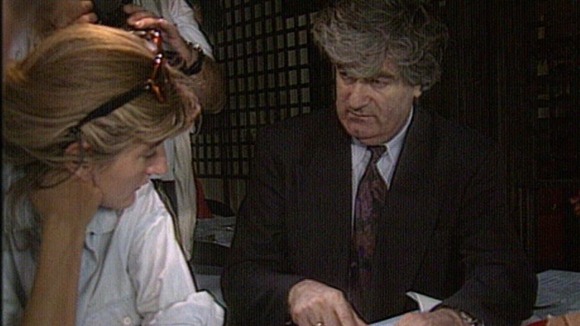 Karadzic personally arranged for ITN's visit to the heart of war-torn Bosnia