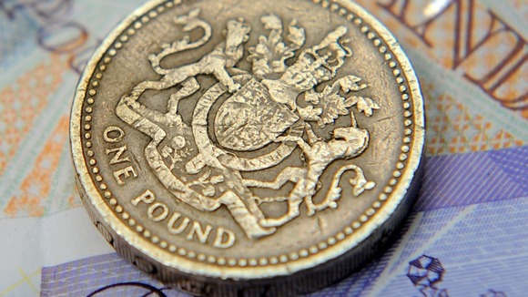 A pound coin