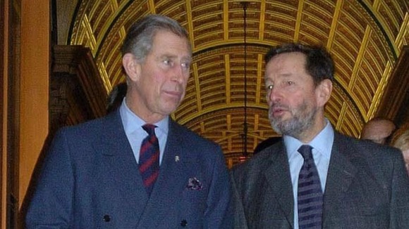 Prince Charles and David Blunkett
