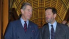 Prince Charles and David Blunkett