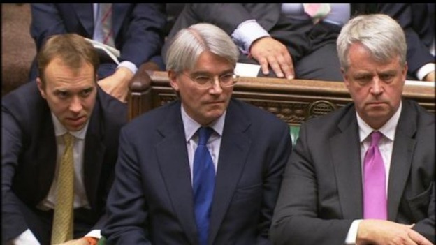 Tory Chief Whip Andrew Mitchell in the House of Commons