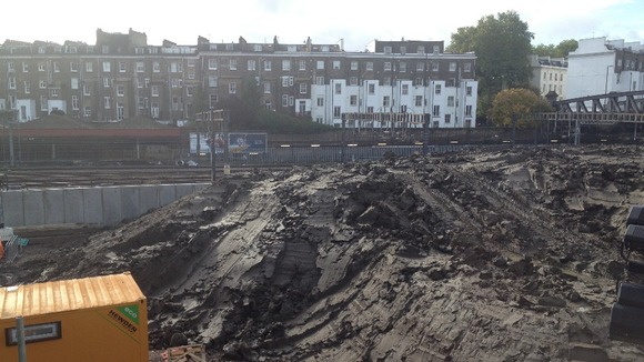 Tunnelling halted for a day as probe aunched into cause of accident.