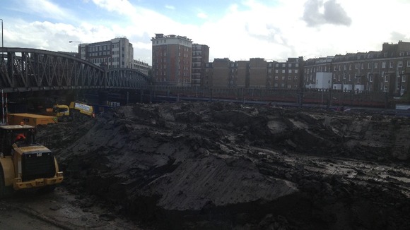 Mud mountain.