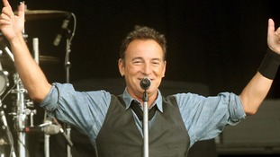 Rock star Bruce Springsteen