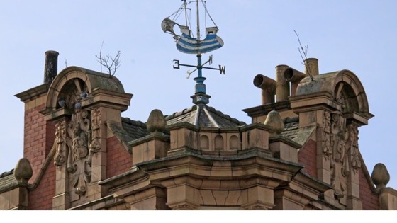 Weather Vane on top of the Waterloo Hotel, Smethwick 