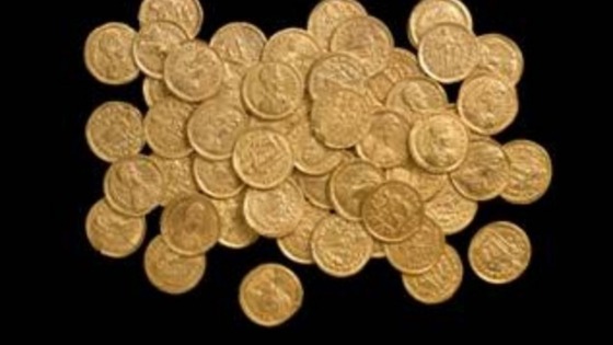 The coins were found near St Albans Photo.