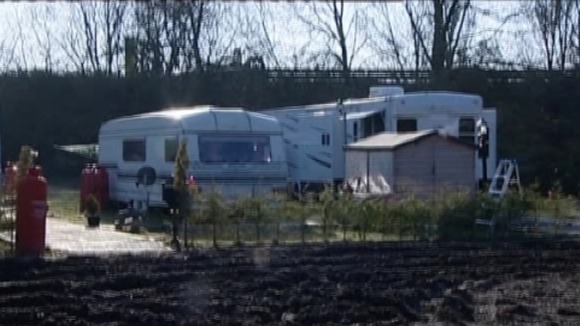 Gypsy site in Meriden, Solihull