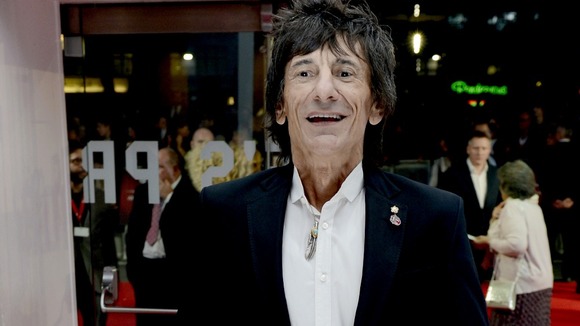Ronnie Wood was also in attendance