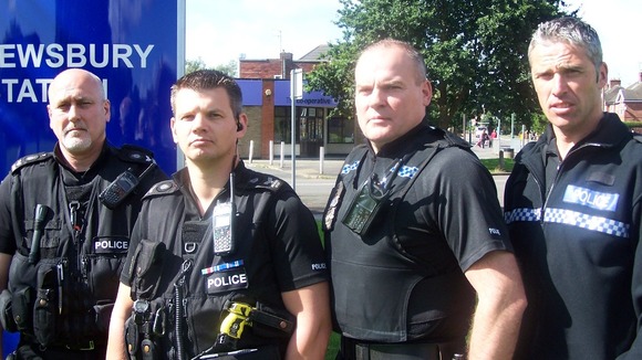 Midlands officers PC Dave Williams and Sergeants Andy Jackson, Darren Heyes and Stuart Wells