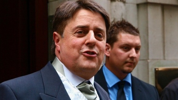 BNP leader Nick Griffin made comments on Twitter about a gay couple at the centre of a landmark legal ruling