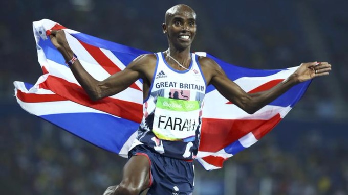 Farah has won consecutive Olympic medals
