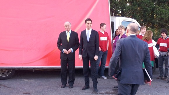 Ed Miliband and Ken Livingstone.