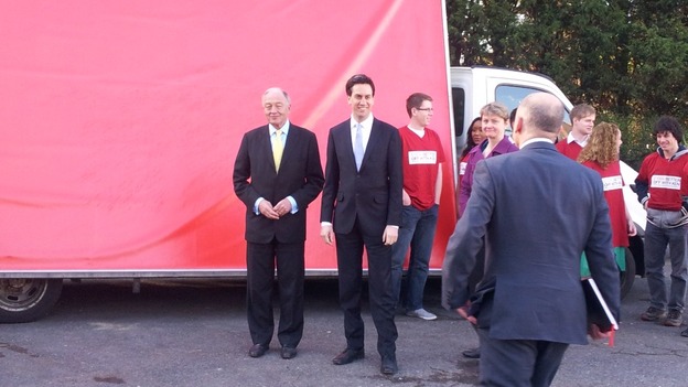 Ed Miliband and Ken Livingstone.