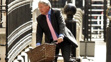 Andrew Mitchell arrives at No 10 Downing Street earlier this year