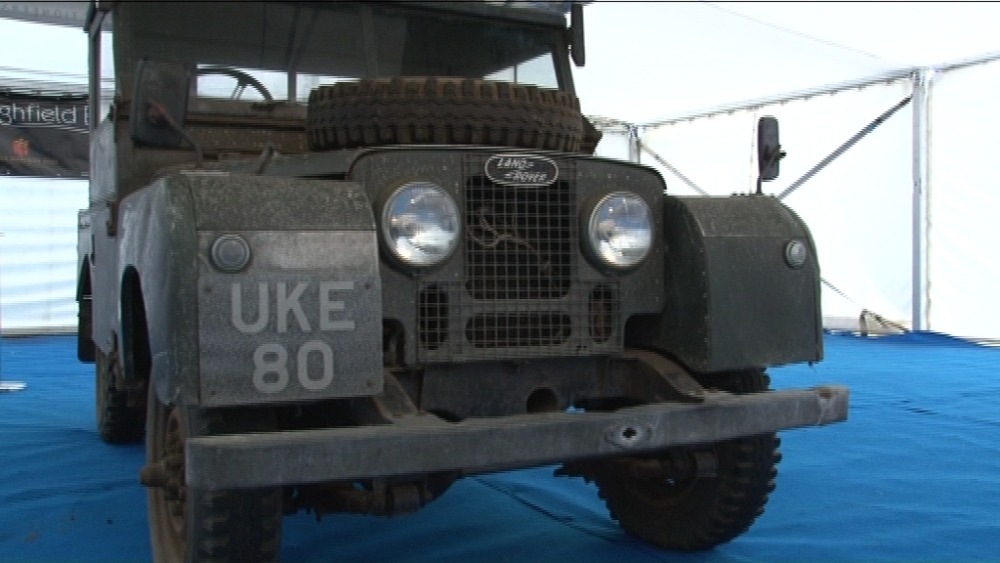 Churchill's Land Rover goes for double expected price Anglia ITV News