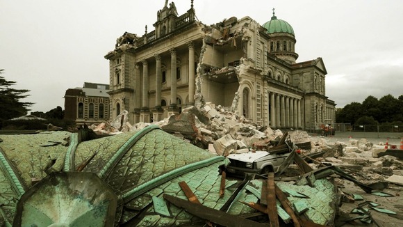 The Christchurch Catholic Cathedral was severely damaged in the 2011 quake