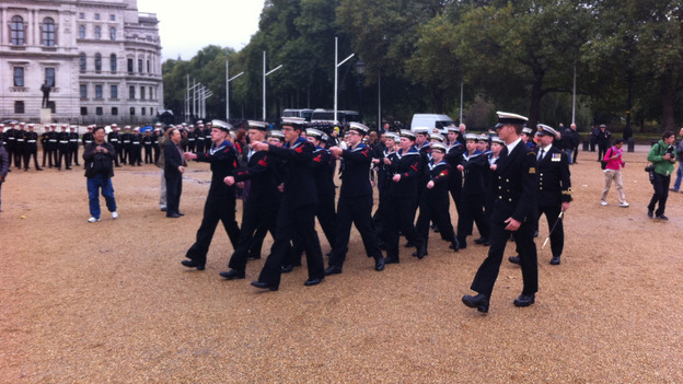 Sea cadets on Horse Guards Parade
