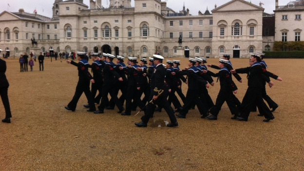 Sea cadets on Horse Guards Parade