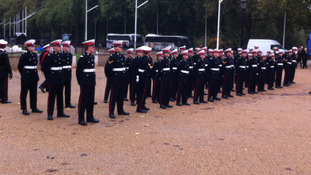 Cadets commemorating Battle of Trafalgar anniversary