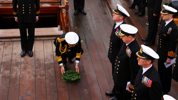 Royal Navy marks Trafalgar Day