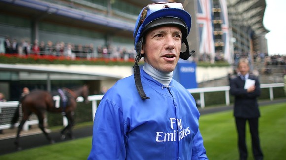Jockey Frankie Dettori before the Ascot Racecourse Handicap Stakes earlier this month