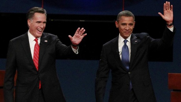President Obama and Republican presidential nominee Mitt Romney