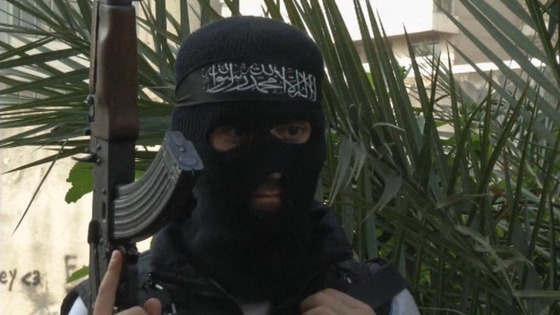 A Sunni gunman, an opponent of Syria President Bashar Assad