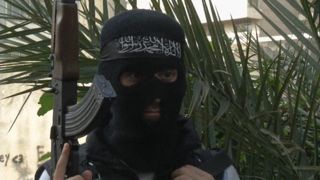 A Sunni gunman, an opponent of Syria President Bashar Assad