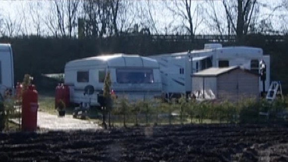 Gypsy site in Meriden, Solihull