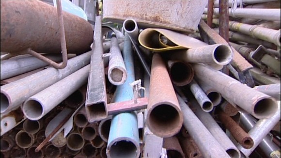 Fingerprinting to avoid metal theft