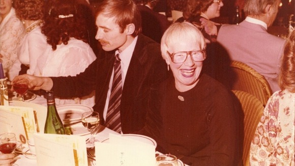 Nellie at the party to celebrate her retirement