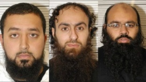 Irfan Naseer, Irfan Khalid and Ashik Ali were arrested in Birmingham last year