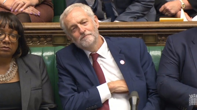 Image result for Corbyn laughing