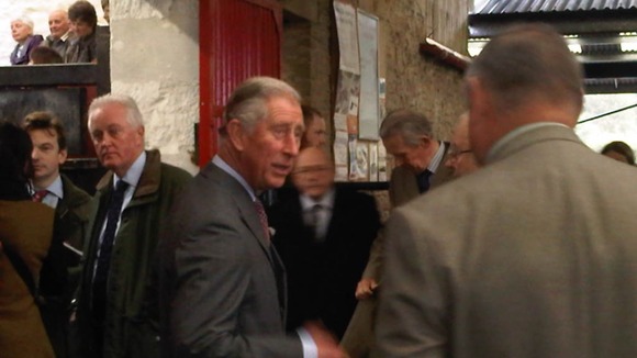 Prince Charles at Auction Mart