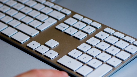 Computer keyboard.