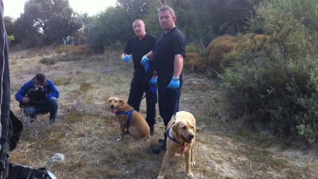 Digging around the area of farmland were Ben disappeared more than 20 years ago has entered a sixth day.