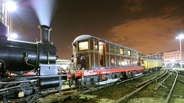 London Underground's test steam run.